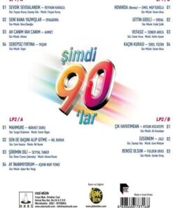 Yonca Çeşitli Sanatçılar Şimdi 90'lar - Plak - 2 LP / 2 Plak