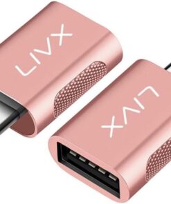 USB 3.0 To Type-C Çevirici Dönüştürücü OTG Adaptör Rose Gold OTGRG İkili