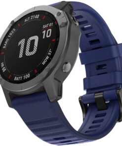 Garmin Fenix 6X Sapphire Kordon Quick Fit Strap Band Lacivert