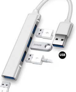 Usb to 4 Port Çoklayıcı Hub Macbook Ile Uyumlu Çoğaltıcı Usb 3.0-2.0 Converter Hub