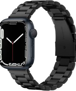 Apple Watch 44mm / 42mm (Seri 1/2/3/4/5/6/SE ile Uyumlu) Kayış Modern Fit Black - 062MP25403