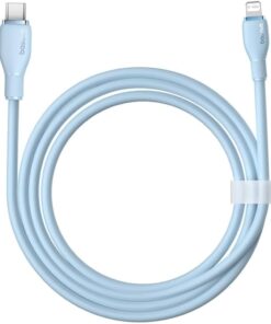 Pudding Hızlı Şarj Özellikli Type-C to Lightning Kablo 20W, 1.2 Metre, Mavi