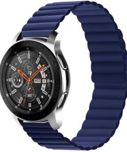 Huawei İle Uyumlu Honor Magic 2 46mm KRD-52 Kordon Lacivert