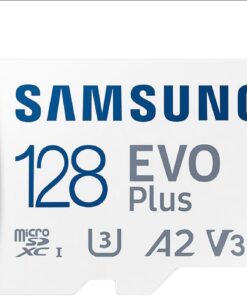 EVO Plus microSDXC Hafıza Kartı 128 GB, 160 MB/s, U3, V30, A2, ‎MB-MC128SA/TR (2024 Serisi) Beyaz