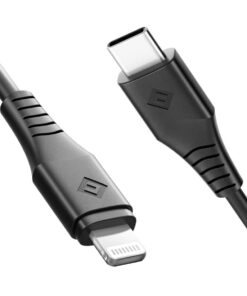 Omars Type-C iPhone Lightning Hızlı Şarj Kablosu Siyah 1.2 Metre