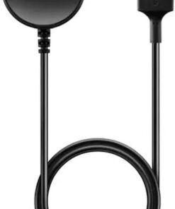 Samsung Galaxy Watch 6 ile Uyumlu Akıllı Saat Usb Şarj Aleti Akıllı Saat Şarj Kablosu Manyetik Siyah