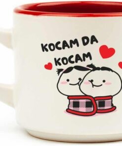 TASARIM Kocam Da Kocam Beyaz Venüs Kupa - Hediye Seramik Kupa