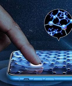 KALKAN Serisi Apple iPhone 11 Pro Orijinal Termoplastik Takviyeli Yüksek Teknoloji ile Güçlendirilmiş Esnek Tam Kaplayan Şeffaf Kavisli Toz Tutmayan Nano Glass Kırılmaz Cam Ekran Koruyucu [ iPhone 11 Pro ile UYUMLUDUR !! ]