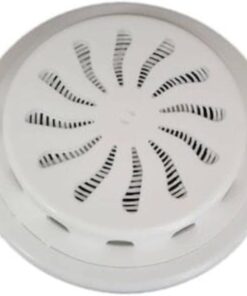 Ayarlı Doğalgaz Cam Menfezi Beyaz Ø18cm - Aç-Kapa Ayarlanabilir Soğuk Hava Engelleyen Cam Menfezi - Şeffaf Panel Hava Kapaklı Havalandırma Menfezi