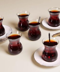 Suzanne Altın Yaldız 6 Kişilik Çay Takımı