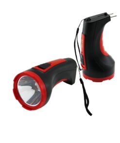 5W TEK LED BOMBELİ GÖVDE FİŞ ŞARJLI EL FENERİ UZUN MESAFELİ