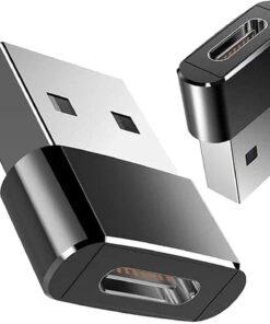 Usb-C Usb 3.1 Type C Dişi - Usb 3.0 Erkek Adaptör Konnektör Çevirici Dönüştürücü Usb3.1, USB Type-C, Data Şarj Adaptörü, Tak Çalıştır, Cep Telefonları, Tabletler, Dizüstü Bilgisayarlarla Uyumlu Siyah