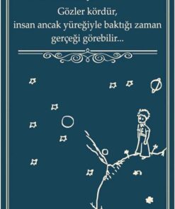 Kuşe Kağıt Duvar Posteri Gözler Kördür Insan Ancak Yüreğiyle Retro Vintage Drtr0048