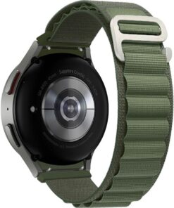 Samsung Galaxy Watch 6 Classic 47mm için Kordon Alpine Loop Yeşil [Galaxy Watch 6 Classic 47mm ile Uyumlu Kordon - Yeşil]