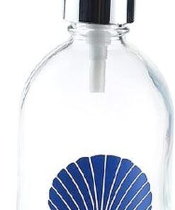 Cam Sıvı Sabunluk,Plaj Yazılı 6x6x10cm 250ml