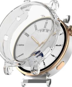Huawei Watch GT5 41mm Kılıf 360 Full Round Soft Silicone Şeffaf [Watch GT5 41mm ile Uyumlu Kılıf - Şeffaf]
