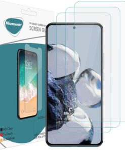 Xiaomi Mi 12T Pro Screen Protector Nano Glass Cam Ekran Koruyucu (3`lü Paket) [Mi 12T Pro ile Uyumlu Ekran Koruyucu]
