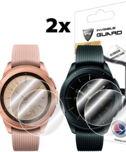Samsung Galaxy Watch 42 mm Rosegold & Midnight Black Ekran Koruyucu, 2 Adet