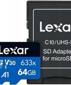 64GB 633x MicroSDXC UHS-I U3 100/45 MB/sn Yüksek Performanslı MicroSD Hafıza Kartı