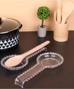 Altlığı Boncuklu Kirli Kaşık Altlığı Saydam