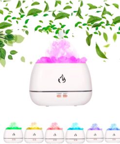Hava Nemlendirici Tuz Lambalı Tuz Hediyeli Humidifier 200 ml Salt Lamp Ultrasonik Gece Lambası VK-BHU01 VK-89569897100