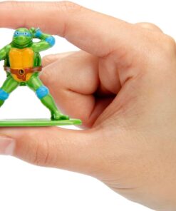 253285004, Turtles Multi Paket, Die-Cast (Metal), Nano Koleksiyon Figürleri, 18 Parça/Set, 4 Cm, 1,65 inç