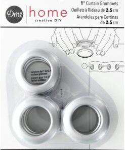 2,5 cm, nikel perde halkaları, 1, 8 adet