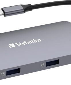 USB-C Pro Multiport Hub 5'i 1 arada, çoklu bağlantı noktalı adaptör, USB-C, HDMI, RJ45, USB-A ve USB-C PD, Mac, MacBook Pro/Air, iPad Pro, Thinkpad, Windows bilgisayar, dizüstü bilgisayar ve
