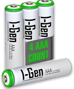 B110 4 Adet AAA 650 Mah Şarj Edilebilir İnce Kalem Pil 1.2V Ni-MH Şarjlı Pil