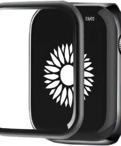 [Seri 10 46mm Aüminyum Çerçeve] Watch Ekran Koruyucu Watch 10 46mm Ekran Koruyucu Kırılmaz Cam [Alüminyum Çerçeve] Yüksek Hassasiyetli Tam Kaplayan Apple Watch 10 ile Uyumludur