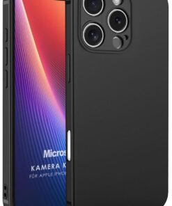 Apple iPhone 16 Pro Max Kılıf Kamera Korumalı Siyah [iPhone 16 Pro Max ile Uyumlu Kılıf - Siyah]