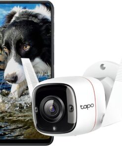 Tapo C310, 2K 3MP Dış Mekan Wi-Fi/Ethernet Güvenlik Kamerası, Hareket Algılama, IP66 Su Geçirmez, 30m Gece Görüşü, Çift Yönlü Ses, Bulut/Yerel Depolama, Sesli ve Işıklı Alarm