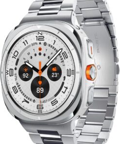 Modern Fit 316L Samsung Galaxy Watch Ultra Band 47mm (2024) için Tasarlanmıştır - Gümüş