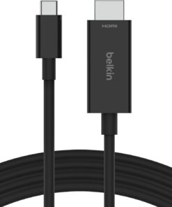 USB-C - HDMI 2.1 kablo, 60 Hz'de 8K için 2 m kablo, 144 Hz'de 4K, HDR, HBR3, DSC, HDCP 2.2, Macbook, iPad Pro ve diğer USB-C cihazları ile uyumlu