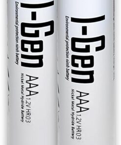 B137 2 Adet AAA 650 mAh Şarj Edilebilir İnce Kalem Pil 1.2V Ni-MH Şarjlı Pil
