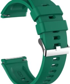 Xiaomi Mi Watch için Kordon, Silicone RapidBands Koyu Yeşil [Mi Watch ile Uyumlu Kordon - Koyu Yeşil]