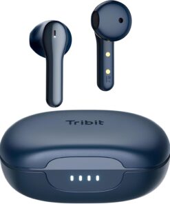 SolarBuds C2 4 Mikrofon CVC 8.0 Çağrı Gürültüsü Engelleme Qualcomm QCC3040 32 Saat Çalma Süresi 5.2 Kablosuz Bluetooth Kulak İçi Kulaklık koyu mavi