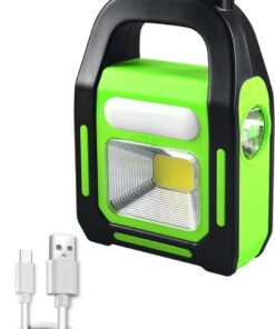 LED Solar Işıldak Fener Güneş Enerjili ve USB Şarj Kamp Lambası