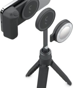 SnapGrip Creator Kit - SnapGrip, SnapLight, SnapPod ve Taşıma Çantası içerir - Manyetik Montaj Her Telefona Takılır | Gece yarısı