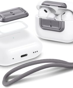 AirPods Pro/Pro (2. nesil) Koruma Kilidi Lock Fit M Metallic Gray - ASD06155