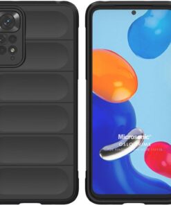 Xiaomi Redmi Note 11S için Kılıf Oslo Prime Siyah [Redmi Note 11S ile Uyumlu Kılıf - Siyah]