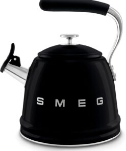50's Style Siyah Set Üstü Düdüklü Kettle 2.3 lt