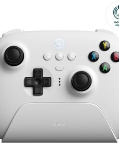 Ultimate Hall Effect 2.4G Controller ve Şarj Dock - Beyaz Windows, Android PC Ipad Uyumlu