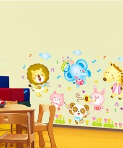 Kids Bebek Odası Dekorasyonu Hediyelik Kendinden Yapışkanlı Kolayca Çıkartılabilen PVC Duvar Sticker
