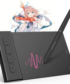 OSU Tablet Grafik Tablet VK430 4x3 inç, Pilsiz Stylus 290RPS Raporlama Hızı, 8192 Baskı Hassasiyeti ve 4 Kullanılabilir Tuş, Windows/Android/Mac/Chrome OS ile Uyumlu