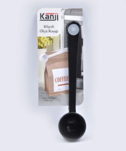 Klipsli Çay Kahve Ölçü Kaşığı - Siyah