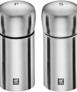Tuz-Karabiber Değirmen Seti, Paslanmaz Çelik, Gümüş Rengi, 100 ml