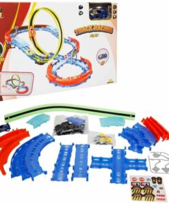Wheels Sun-Rst-Mxx-Pist Set Parlayan Araç B/O 3.7V. Usb 32 Parça