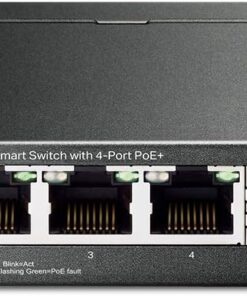 TL-SG105PE, 5-Port Gigabit Easy Smart Switch with 4-Port PoE+