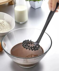 Yanmaz Yapışmaz Yüksek Isıya Dayanıklı Teflon Spiral Çırpıcı - Yumurta Çırpıcı 28 Cm